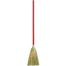 Cleaning Machines Carlisle 3-Stitch Lobby Broom With Blended Corn, 9# Fill