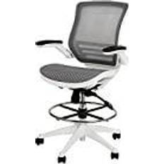 Office Chairs Flash Furniture Waylon Mid-Back Mesh Drafting Office Chair