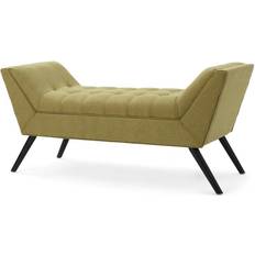 Green Benches Christopher Knight Home Demi Tufted Settee Bench