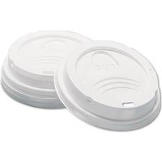 Plastic Cups Dixie C-Dome Ppr Cup Lid F/8Oz Sip-Thru Whi 10/100