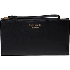 Kate Spade Marti Pebbled Leather Small Flap Wallet Clutch Warm Gingerbread