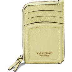 Kate Spade New York Knott Pebbled Leather Zip Card Holder Suns Out