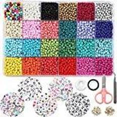 Clay Beads Jewelry Making Kit 10,500PCS - Complete Bracelet Making Kit for  Kids