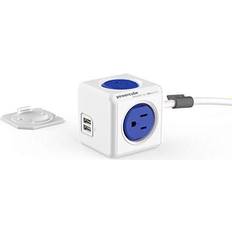 allocacoc 4420BL/USEUPC 4-outlet Extended Dual Usb