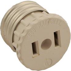 Extension Sockets Leviton Lampholder to Outlet Adapter