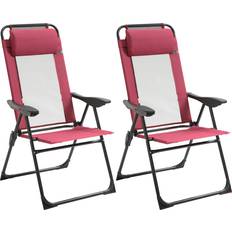OutSunny Set of 2 Chaise Lounge