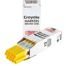 Crayola® Washable Broad Line Bulk Markers, 12 Pack, Yellow (58-7800-034)
