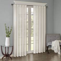 White Curtains & Accessories Madison Park Avery42x84"