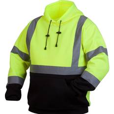 RSSH3210L Lime/Black Safety Pull Over Hooded Sweatshirt