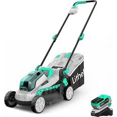 Adjustable Handle Height Battery Powered Mowers Litheli E1-L33LMBC Battery Powered Mower