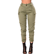 Fashion Nova Pants & Shorts Fashion Nova Kalley Cargo Pants - Olive