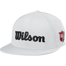 Wilson Golf Headgear Wilson Tour Flat Brim Hat - White