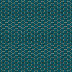 Contour Hexagon Lattice Teal (112651)