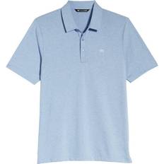 Golf Tops Travismathew The Zinna Polo T-shirt - Heather Light Blue