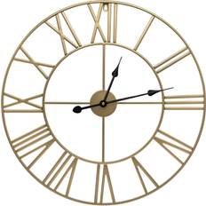 Sorbus CLK-WAL-GLD Gold Wall Clock 24"