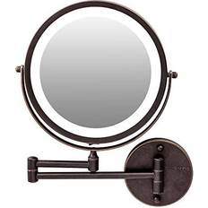 Ovente 8.5" Lighted Mount Wall Mirror