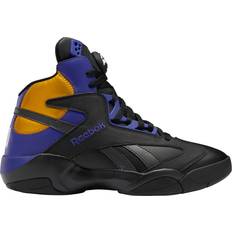 Gold Sneakers Reebok Shaq Attaq Basketball Shoes, Men's, M10/W11.5, Black/Purple/Gold