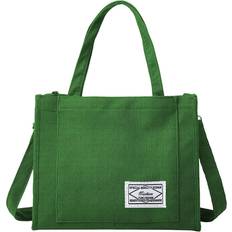Niction Small Corduroy Fashion Crossbody Bag - Dark Grass Green