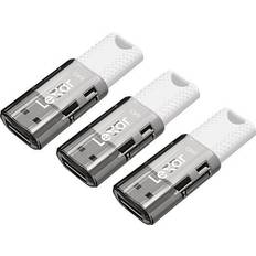 LEXAR Memory Cards & USB Flash Drives LEXAR jumpdrive s60 usb 2.0 flash drives, 64gb, black, 3pk