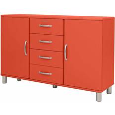 Rot Schrank Tenzo Carryhome Sideboard