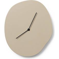 Beige Veggklokker Ferm Living Melt Cashmere Wall Clock