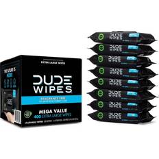 Wet DUDE Wipes, Flushable Wipes, Extra Large and Fragrance-Free Wipes 400 ct