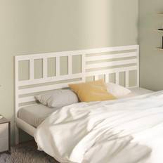 vidaXL white, 186 Solid Wood Pine Bed Headboard