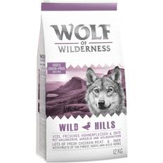 Wolf of Wilderness Dry Dog Food + 6 300g Classic Pack