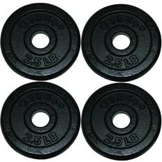 Cando Weight Plates Cando 10-0601-4 Iron Disc Weight Plate, 10 lb