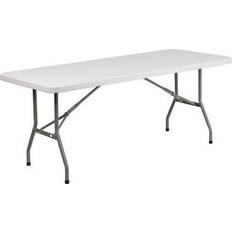 White Dining Tables Flash Furniture Elon 6-Foot Dining Table