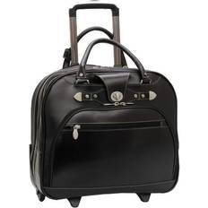 McKlein 15' Leather Wheeled Ladies' Laptop Briefcase