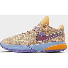 Nike Big Kids' Lebron Basketball Shoes Celestial Gold/Multicolor/Cobalt 4.0