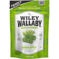 Wiley wallaby green apple gourmet soft & chewy licorice candy twists