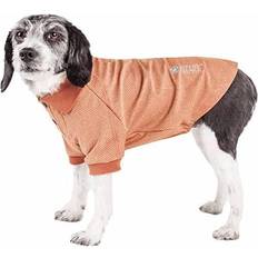 Pet Life Active Fur-Flexed Relax-Stretch Wick-Proof Performance Dog Polo T-Shirt