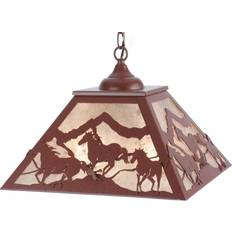 Meyda Tiffany 114903 Horses Pendant Lamp