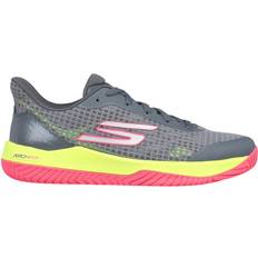 Skechers Racket Sport Shoes Skechers Viper Court Pro Womens Pickleball Shoes, Grey/Pink