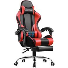 GTPLAYER Ergonomic Gaming Chair-Red/Black