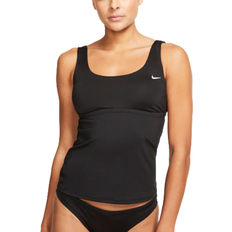 Women Tankinis Nike Tankini Women's Swimsuit Top - Black