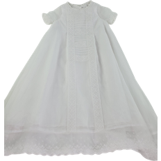Alfa Baby Boutique Infant Girl's Christening Heavenly Baptism Slip Gown - White
