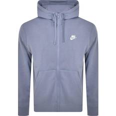 Nike Sportswear Club Fleece Full-Zip Hoodie Men's - Ashen Slate/White