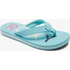 Roxy Girls' Vista Flip-Flops - Light Blue
