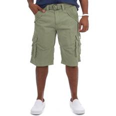 XRay Men's Belted Twill Tape Cargo Shorts - Leaf Green