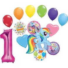 MLP 1st Birthday Party Supplies Adventure and Friendship Forever Balloon Bouquet Decorations