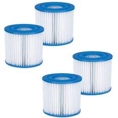 Filter Cartridges Summer Waves p57000102 replacement type d pool and spa filter cartridge 4 pack