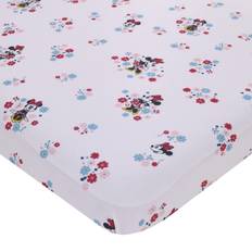 Disney Minnie Mouse - Small Town Floral Nursery Fitted Mini Crib Sheet