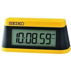 Seiko Digital Alarm Clocks Seiko Modern Marathon Digital Clock Table Decor, Yellow