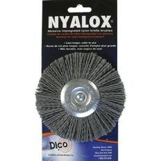 nyalox coarse mandrel wheel brush nylon 2500 rpm