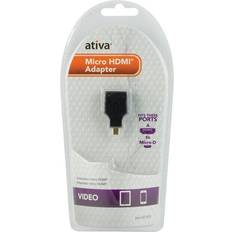 Ativa A To D Micro HDMI Adapter, Black