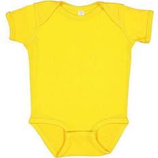 Rabbit Skins Baby Soft Short-Sleeve Bodysuit 4400 Gold, 24M