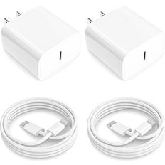 20W PD Type C Apple MFi Certified Wall Charger 2Pack